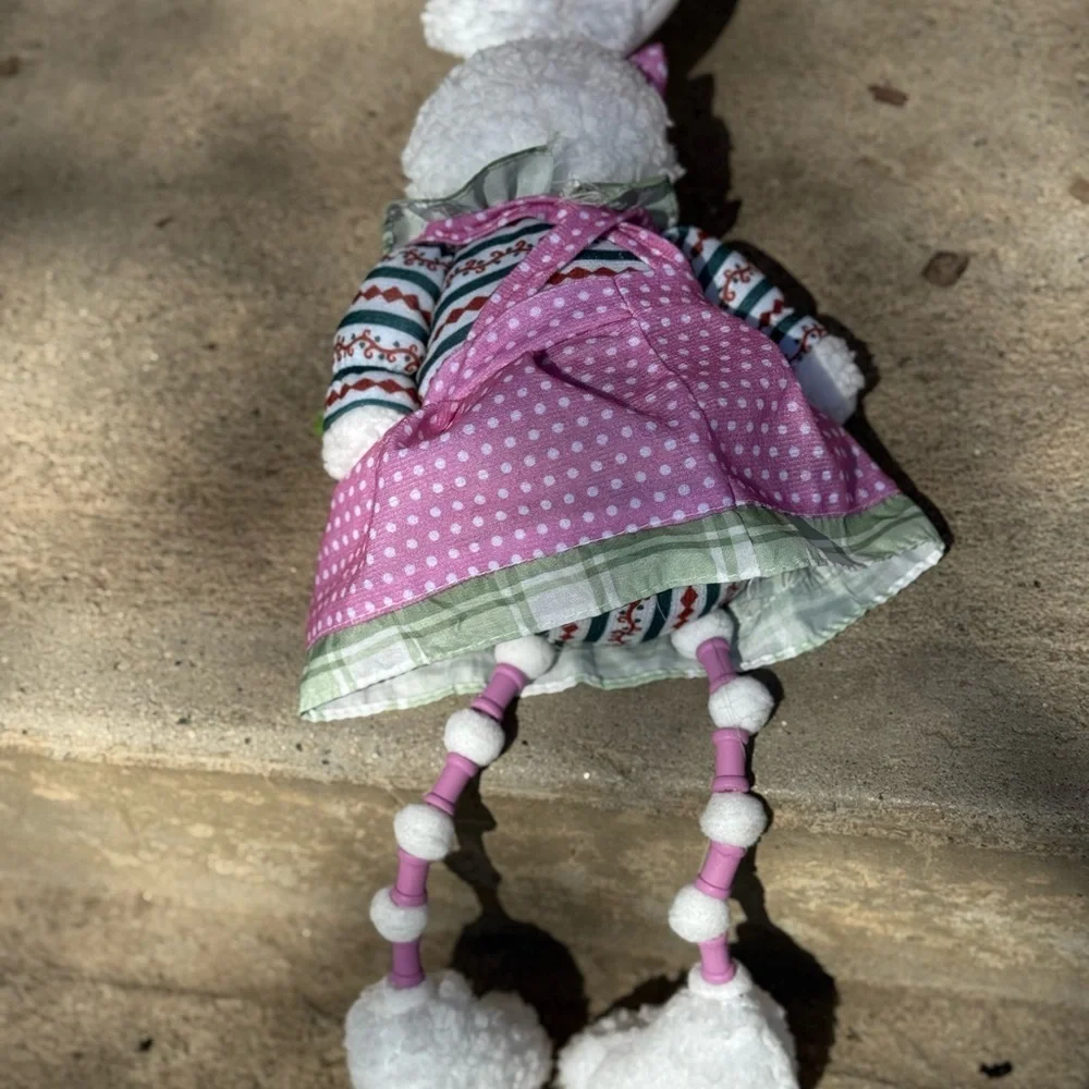 Plush Bunny Shelf Sitter Easter Decor‎